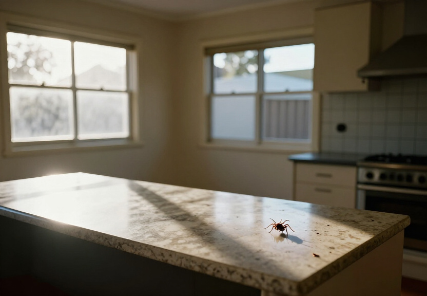 Ant trail in a Cremorne bathroom before treatment